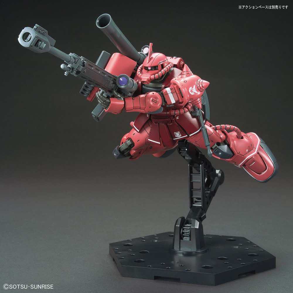 artykuły dla biura 7 alibiuro.pl Figurka kolekcjonerska BANDAI HG 1 144 MS O6S ZAKU II RED COMET VER. 1