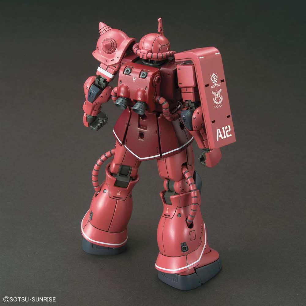 artykuły dla biura 7 alibiuro.pl Figurka kolekcjonerska BANDAI HG 1 144 MS O6S ZAKU II RED COMET VER. 50