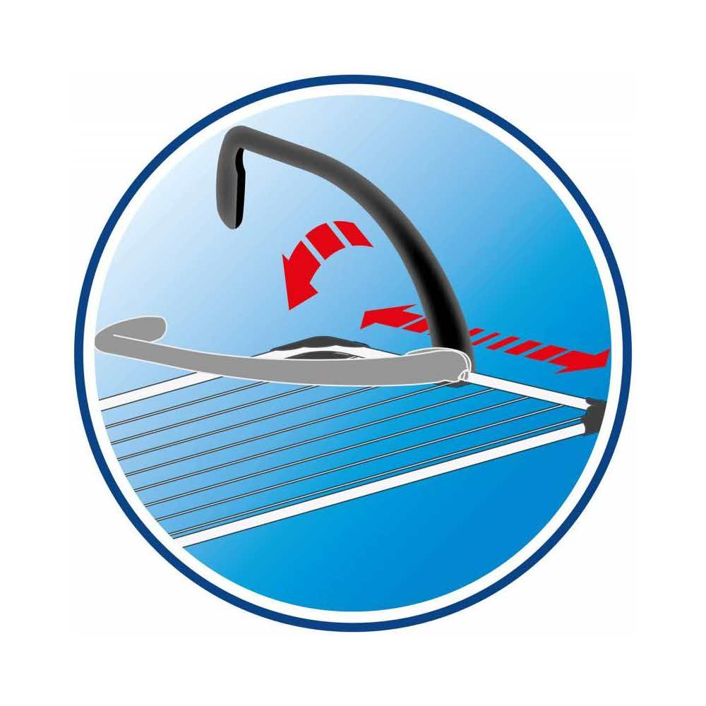 artykuły dla biura 7 alibiuro.pl Suszarka na pranie VILEDA Express 157334 wewntrzna grzejnikowa kolor biay 91