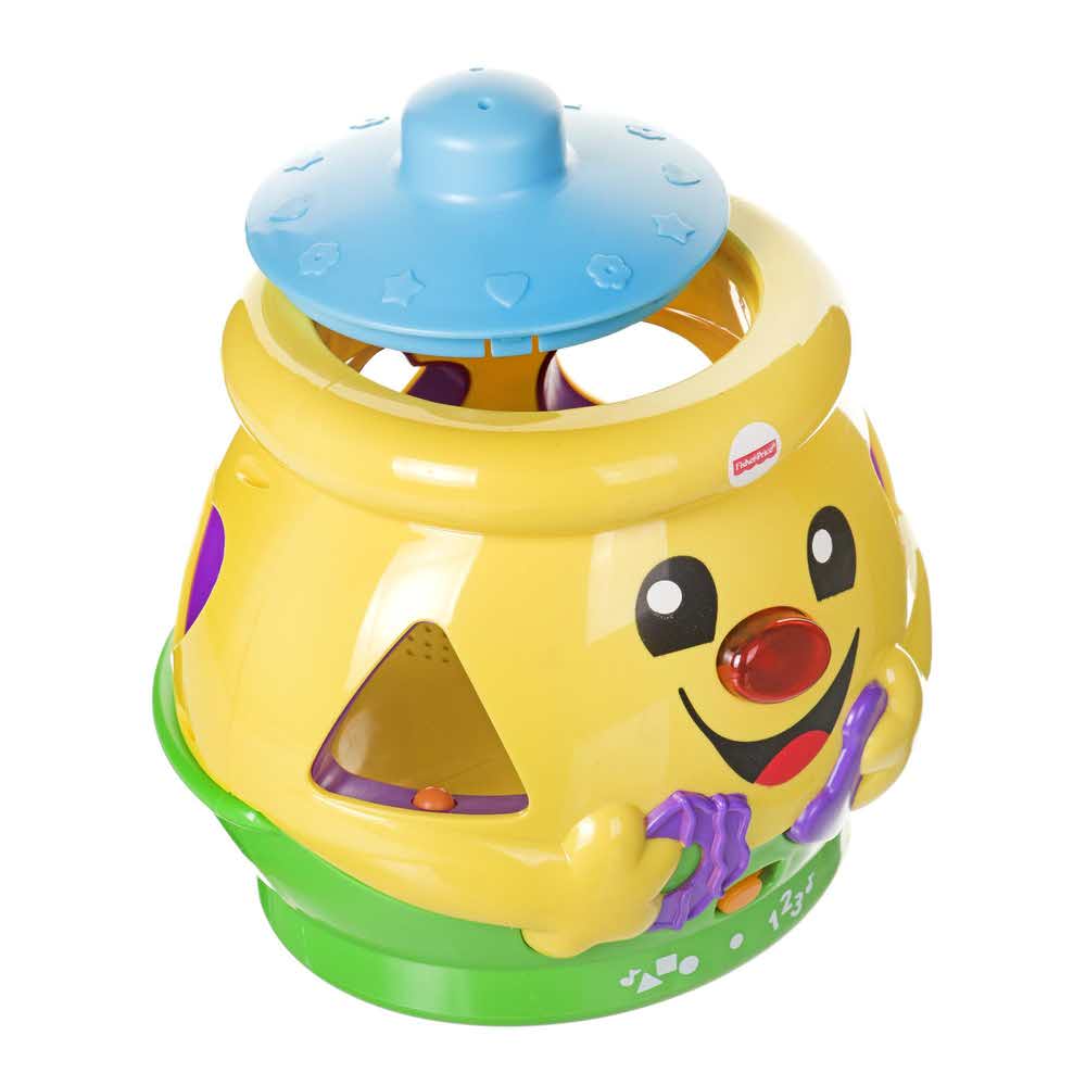 artykuły dla biura 7 alibiuro.pl Zabawka edukacyjna Fisher Price Garnuszek Na Klocuszek K0428 Od 6 miesicy 84