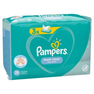 artykuły dla biura 7 alibiuro.pl Zestaw chusteczek Pampers Fresh Clean 3x52szt 18