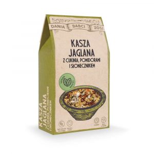 artykuły gotowe 7 alibiuro.pl Kasza jaglana z cukini pomidorami i sonecznikiem 78