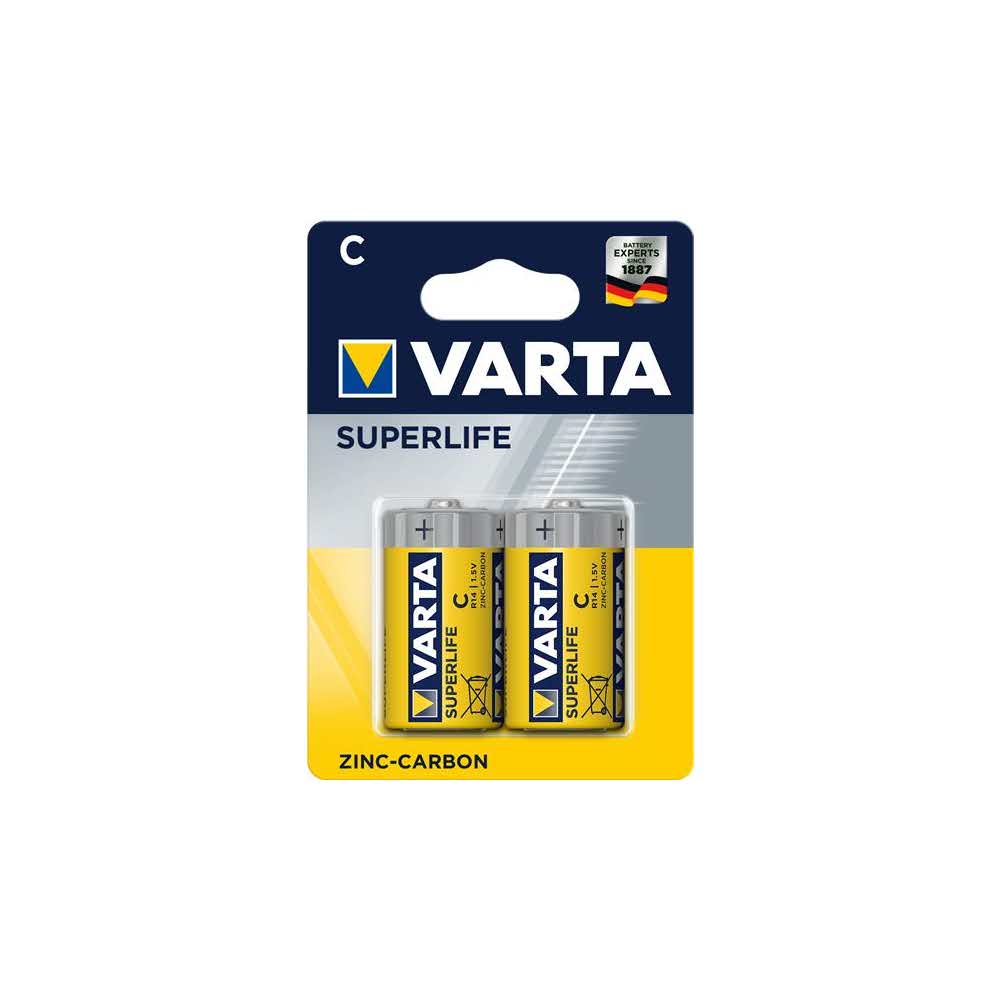 baterie 7 alibiuro.pl Zestaw baterii cynkowo wglowe VARTA Superlife R14 C Zn C x 2 85