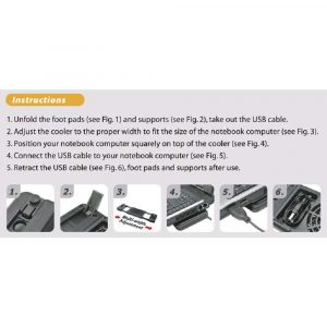 chłodzenie 7 alibiuro.pl Podstawka chodzca NEWSTAR NSLC200 22 cale 1 wentylator HUB 48