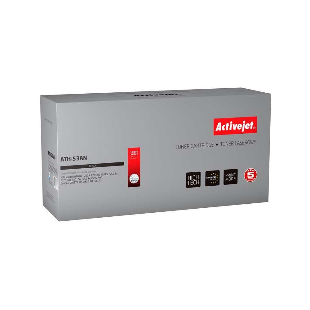 do drukarek HP 7 alibiuro.pl Toner Activejet ATH 53AN zamiennik HP 53A Q7553A Canon CRG 715 Premium 3000 stron czarny 55