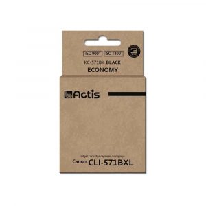 do drukarek canon 7 alibiuro.pl Tusz ACTIS KC 571Bk zamiennik Canon CLI 571BK Standard 12 ml czarny 12