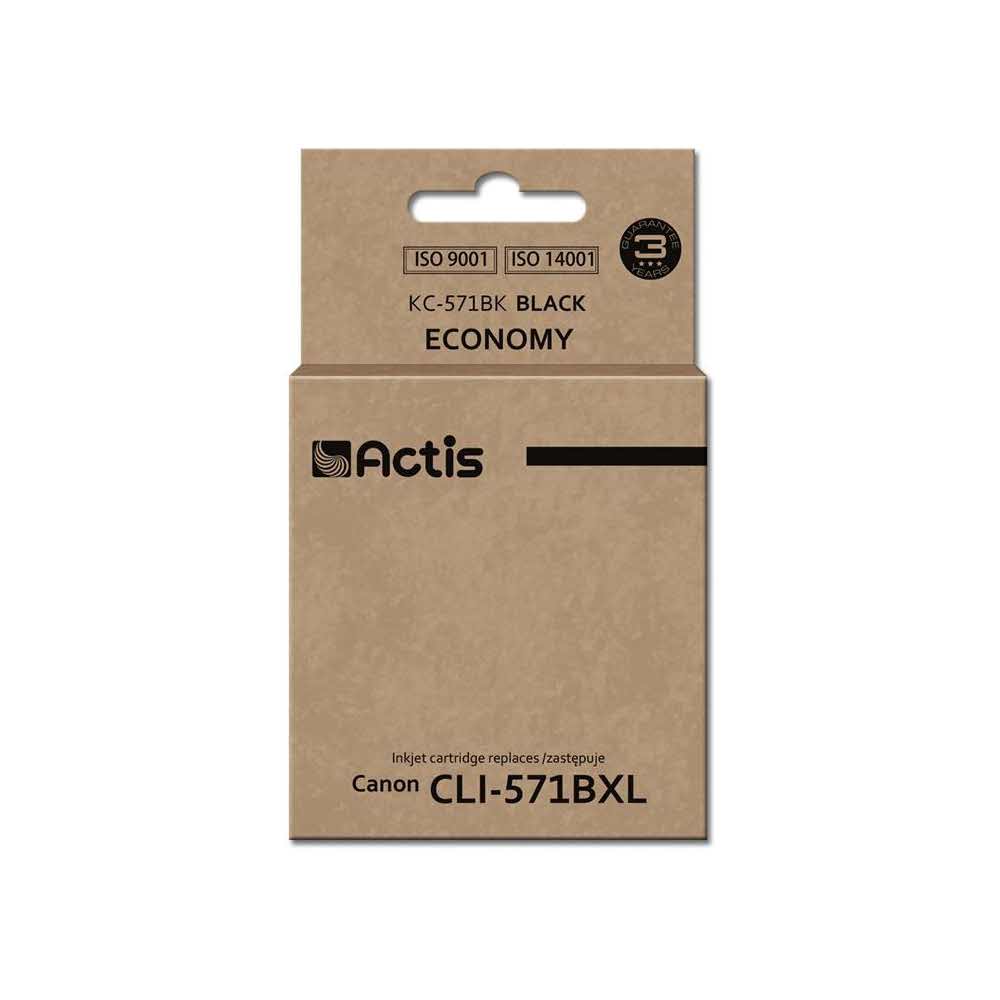 do drukarek canon 7 alibiuro.pl Tusz ACTIS KC 571Bk zamiennik Canon CLI 571BK Standard 12 ml czarny 12