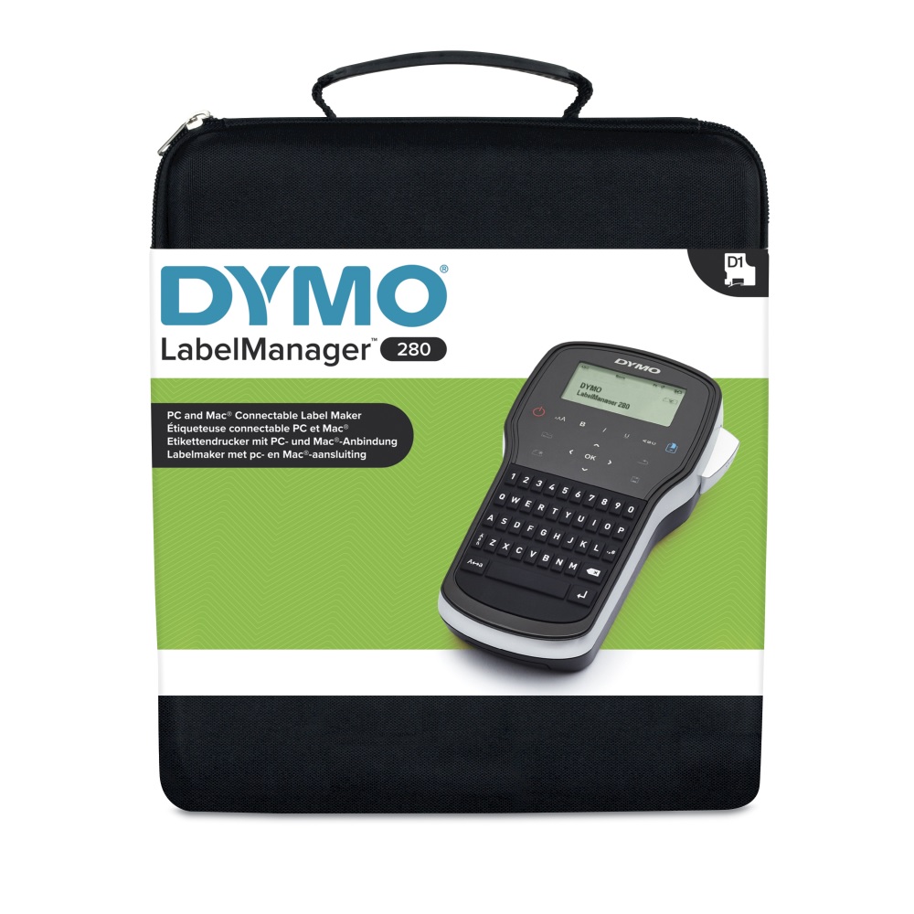 Drukarka etykiet DYMO Label manager 280 zestaw walizkowy S0968990 Termotransferowa, USB - obrazek 4