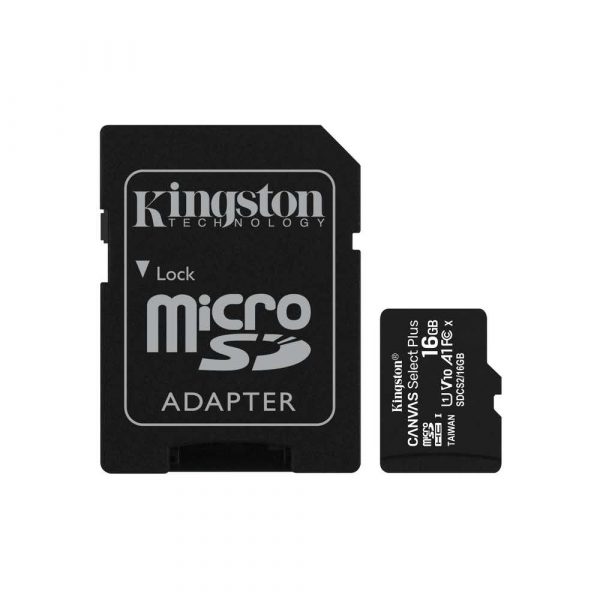 elektronika 7 alibiuro.pl Karta pamici z adapterem Kingston Canvas Select Plus SDCS2 16GB 16GB Class 10 Class U1 V10 adapter 25