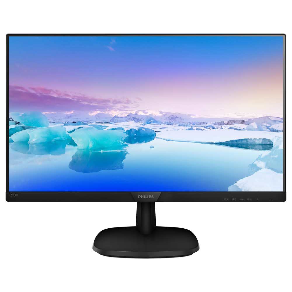 elektronika 7 alibiuro.pl Monitor Philips 243V7QDAB 00 23 6 Inch IPS PLS FullHD 1920x1080 HDMI VGA kolor czarny 72