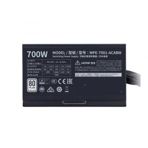elektronika 7 alibiuro.pl Zasilacz Cooler Master MWE V2 MPE 7001 ACABW EU 700 W Aktywne 120 mm 38