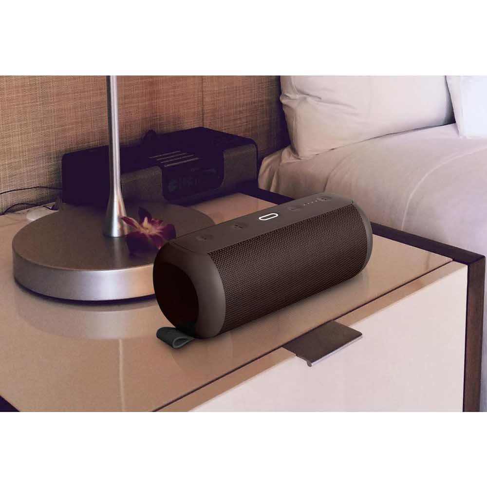 głośniki przenośne 7 alibiuro.pl HAKII CHEER Grey Wodoodporny bezprzewodowy gonik z potnym basem 23