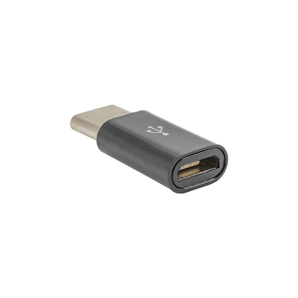 kable i adaptery 7 alibiuro.pl Adapter Akyga AK AD 46 Micro USB F USB typu C M kolor czarny 41