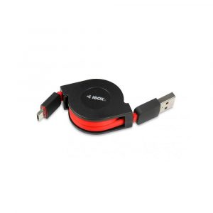kable i adaptery 7 alibiuro.pl Kabel IBOX IKU2Z1 USB 2.0 M Micro USB M 0 75m kolor czerwony 60