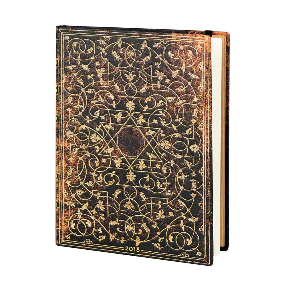 kalendarz 7 alibiuro.pl Kalendarz paperblanks 2018 Grolier Ultra kolor brzowy 35