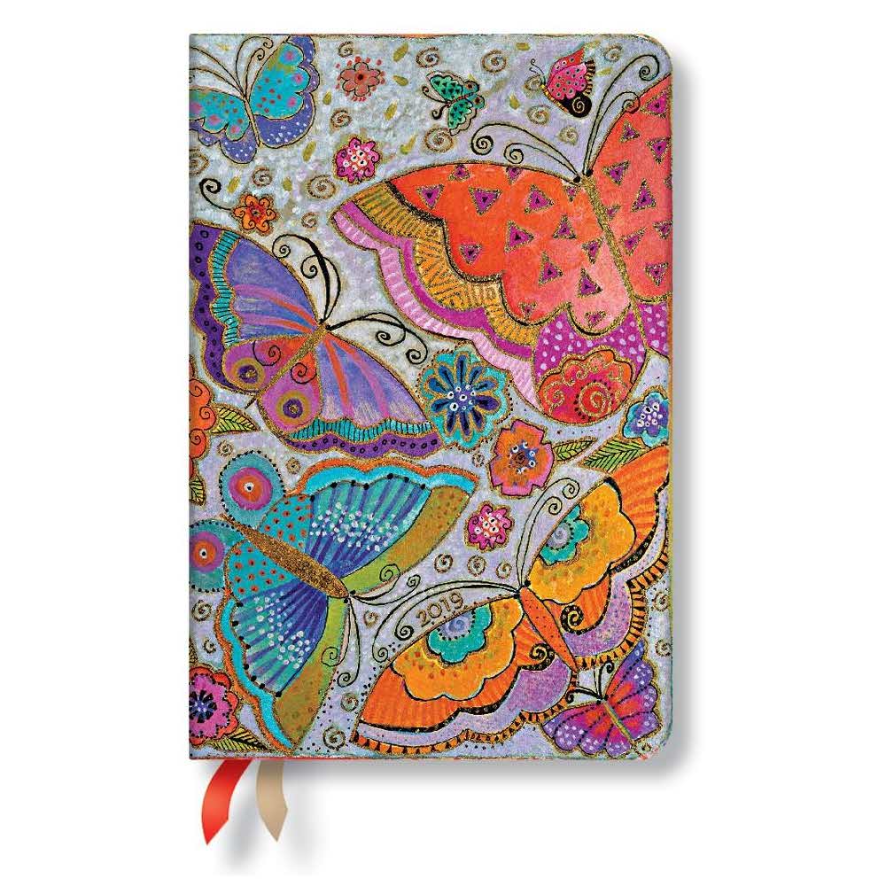 kalendarze 7 alibiuro.pl Kalendarz paperblanks 2019 Flutterbyes Mini wielokolorowy 90