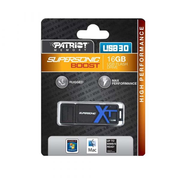 karty pamięci 7 alibiuro.pl Pendrive Patriot Memory Supersonic Boost XT PEF16GSBUSB 16GB USB 3.0 kolor czarny 79