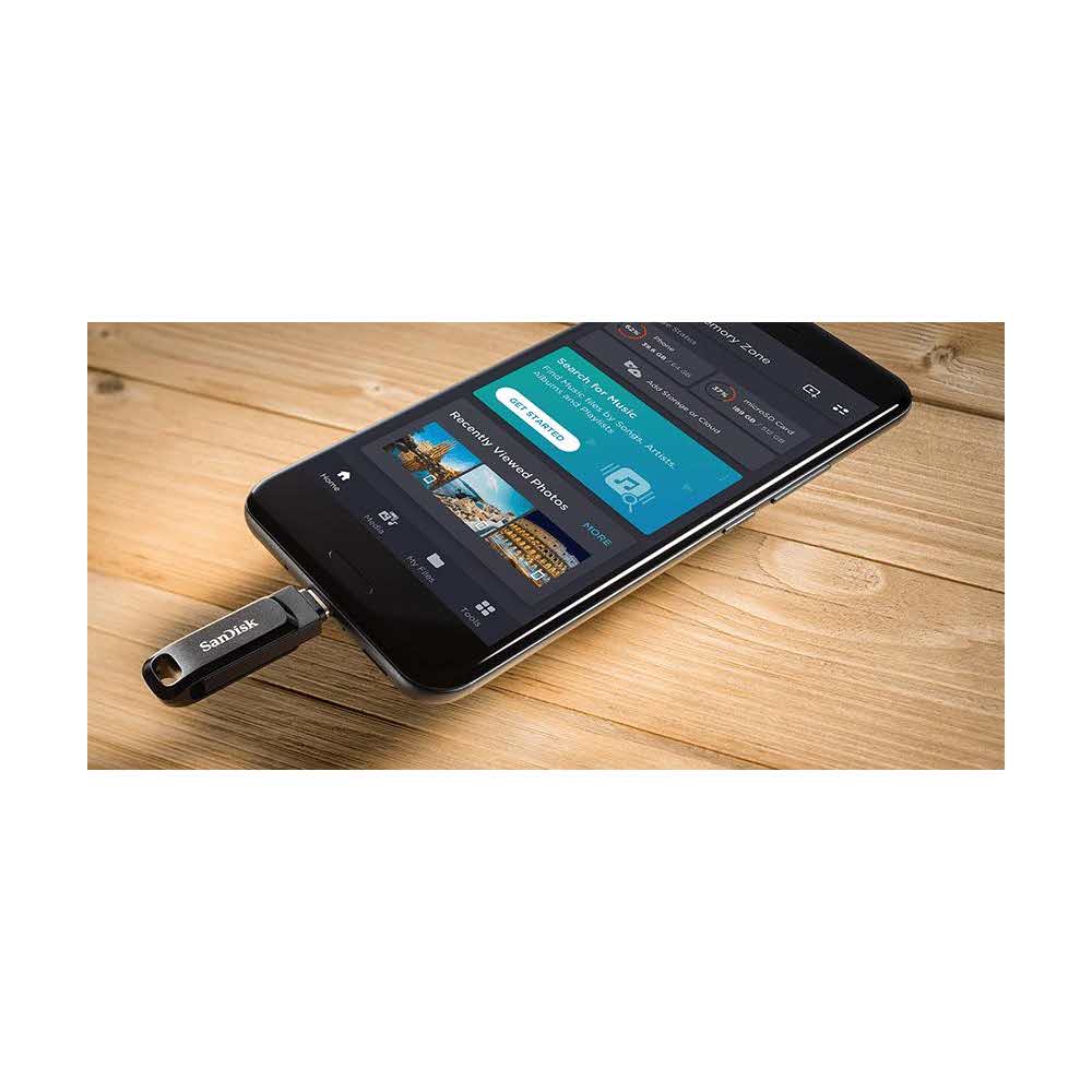 karty pamięci 7 alibiuro.pl Pendrive SanDisk Ultra Dual GO SDDDC3 032G G46 32GB USB 3.0 USB C kolor czarny 76