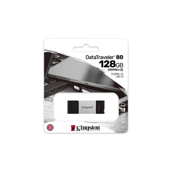 karty sd 7 alibiuro.pl KINGSTON FLASH 128GB USB C 3.2 Gen 1 DT80 128GB 82