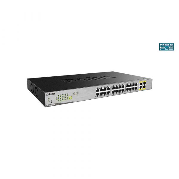 komunikacja i łączność 7 alibiuro.pl D Link Switch Smart 2x SFP 24GE PoE DGS 1026MP 1