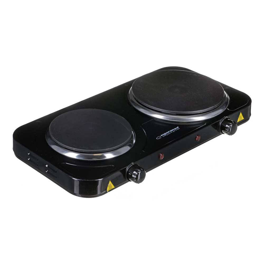 kuchenki 7 alibiuro.pl Kuchenka Esperanza Yellowstone EKH007K 2 pola grzejne 2500W 7