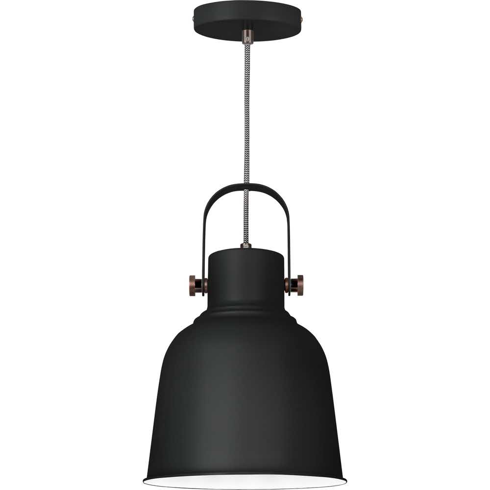 lampy 7 alibiuro.pl Lampa wiszaca Activejet czarna AJE LOLY Black 1xE27 76