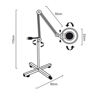 lampy kosmetyczne 7 alibiuro.pl Lampa Maclean MCE146 53