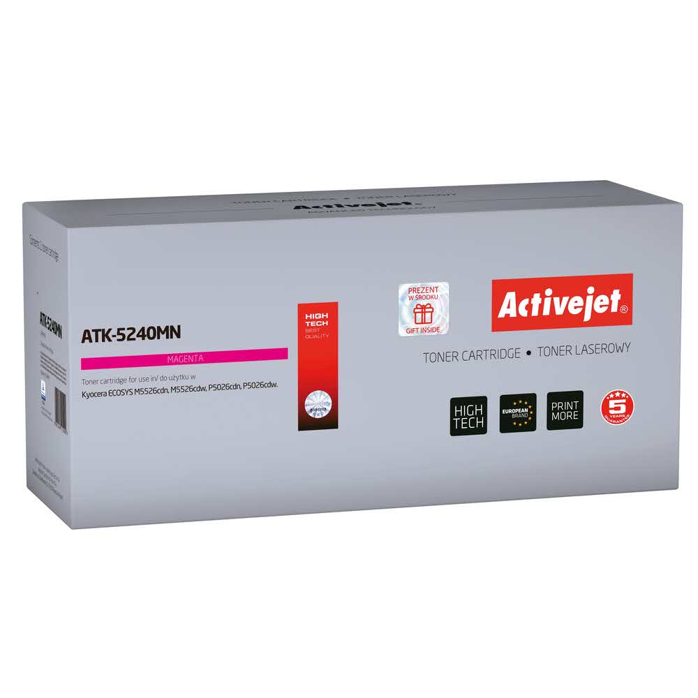 materiały biurowe 7 alibiuro.pl Activejet toner do Kyocera TK 5240M new ATK 5240MN 67