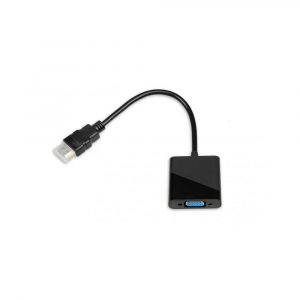 materiały biurowe 7 alibiuro.pl Adapter IBOX IAHV01 HDMI M D Sub VGA F 1m kolor czarny 5