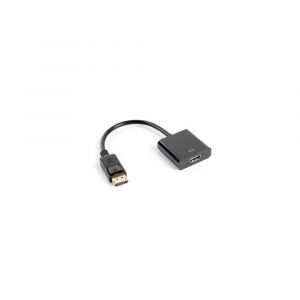 materiały biurowe 7 alibiuro.pl Adapter Lanberg AD 0009 BK DisplayPort M HDMI F 0 10m kolor czarny 59