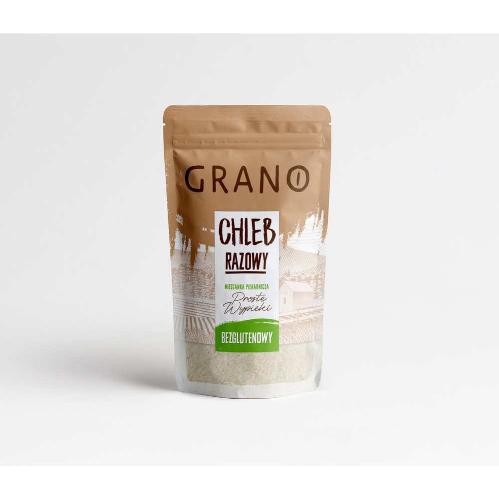 materiały biurowe 7 alibiuro.pl Chleb razowy bezglutenowy 0 5kg Mieszanka piekarni 29