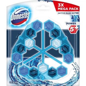 materiały biurowe 7 alibiuro.pl Domestos Power 5 Niebieska Woda KostkaWC Ocn 3x53g 45