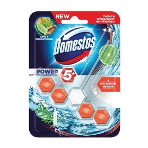 materiały biurowe 7 alibiuro.pl Domestos Power 5 kostka zapachowa WC GreenLime 55g 30