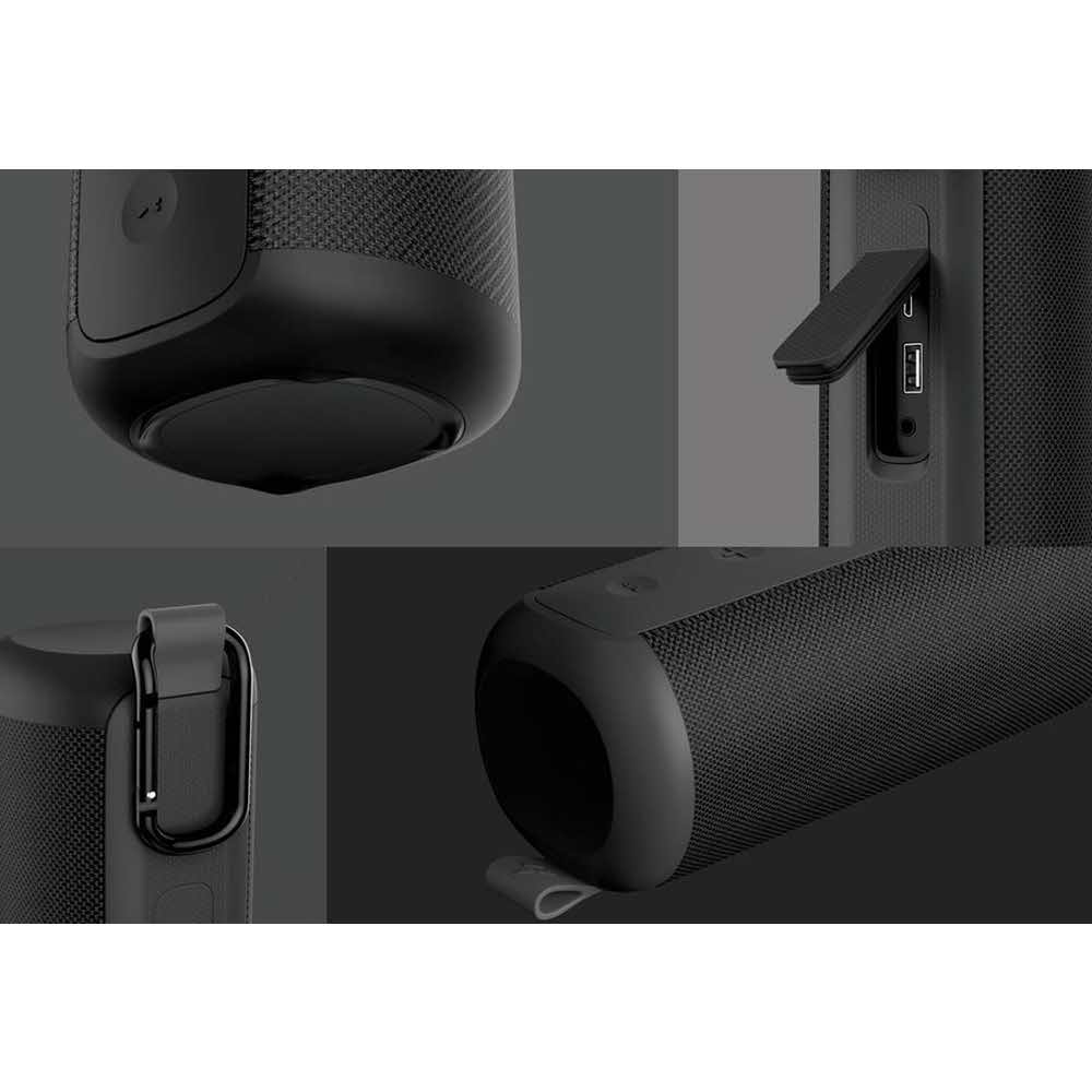 materiały biurowe 7 alibiuro.pl HAKII CHEER Grey Wodoodporny bezprzewodowy gonik z potnym basem 73