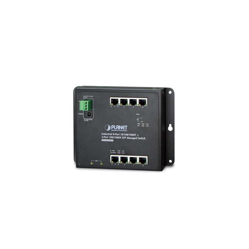 materiały biurowe 7 alibiuro.pl PLANET Switch Przemysowy WGS 4215 8T2S 8xGeth2xSFP 75
