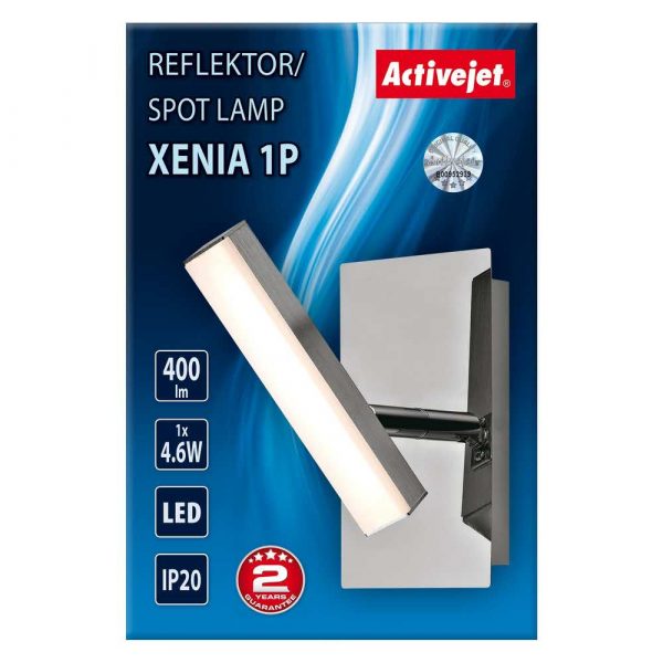 materiały biurowe 7 alibiuro.pl Reflektor LED Activejet AJE XENIA 1P 4.6 W 68