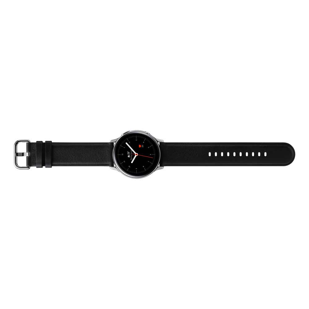 materiały biurowe 7 alibiuro.pl Smartwatch Samsung Galaxy Watch Active 2 Silver Stal nierdzewna 45