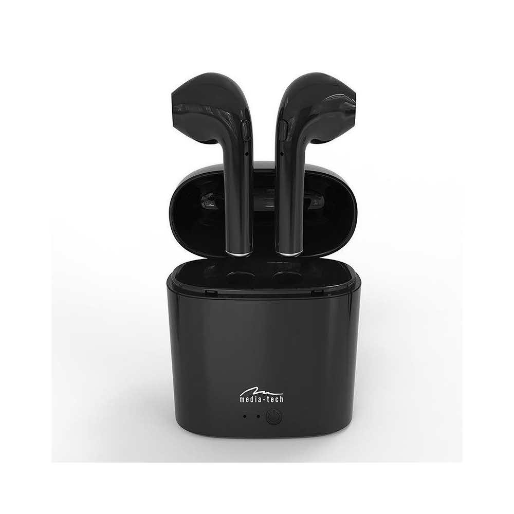 materiały biurowe 7 alibiuro.pl Suchawki Media tech MT3589K douszne Bluetooth z wbudowanym mikrofonem kolor czarny 28