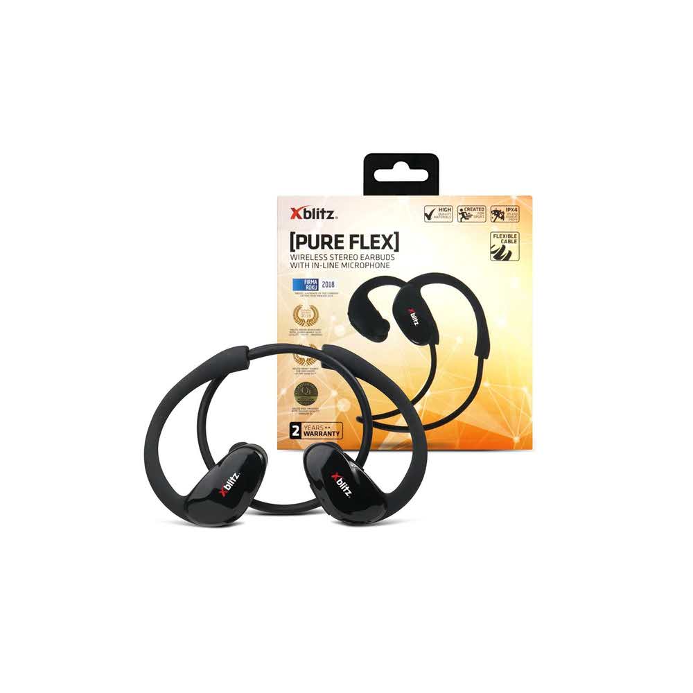 materiały biurowe 7 alibiuro.pl Suchawki Xblitz PureFlex Bluetooth kolor czarny WYPRZEDA 93