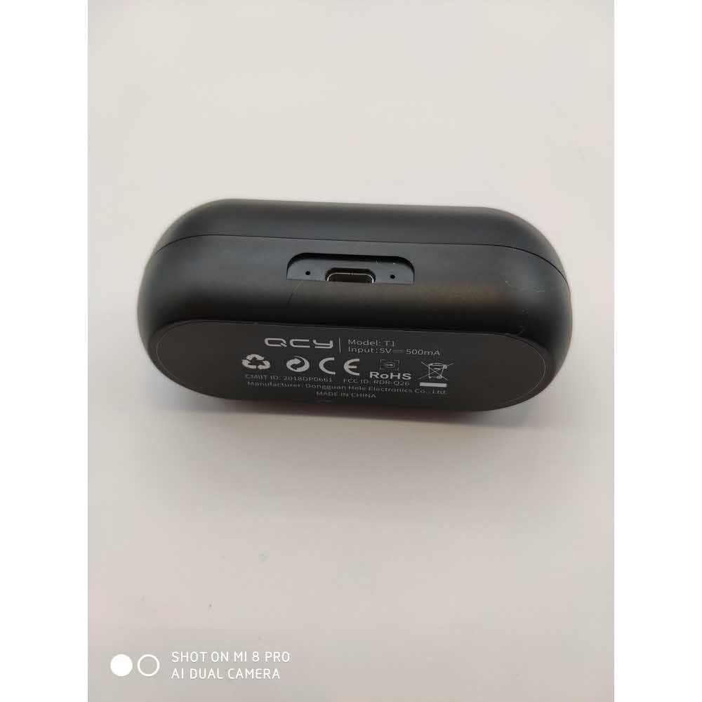 materiały biurowe 7 alibiuro.pl Suchawki bezprzewodowe QCY T1 017325 dokanaowe Bluetooth z wbudowanym mikrofonem kolor czarny 91