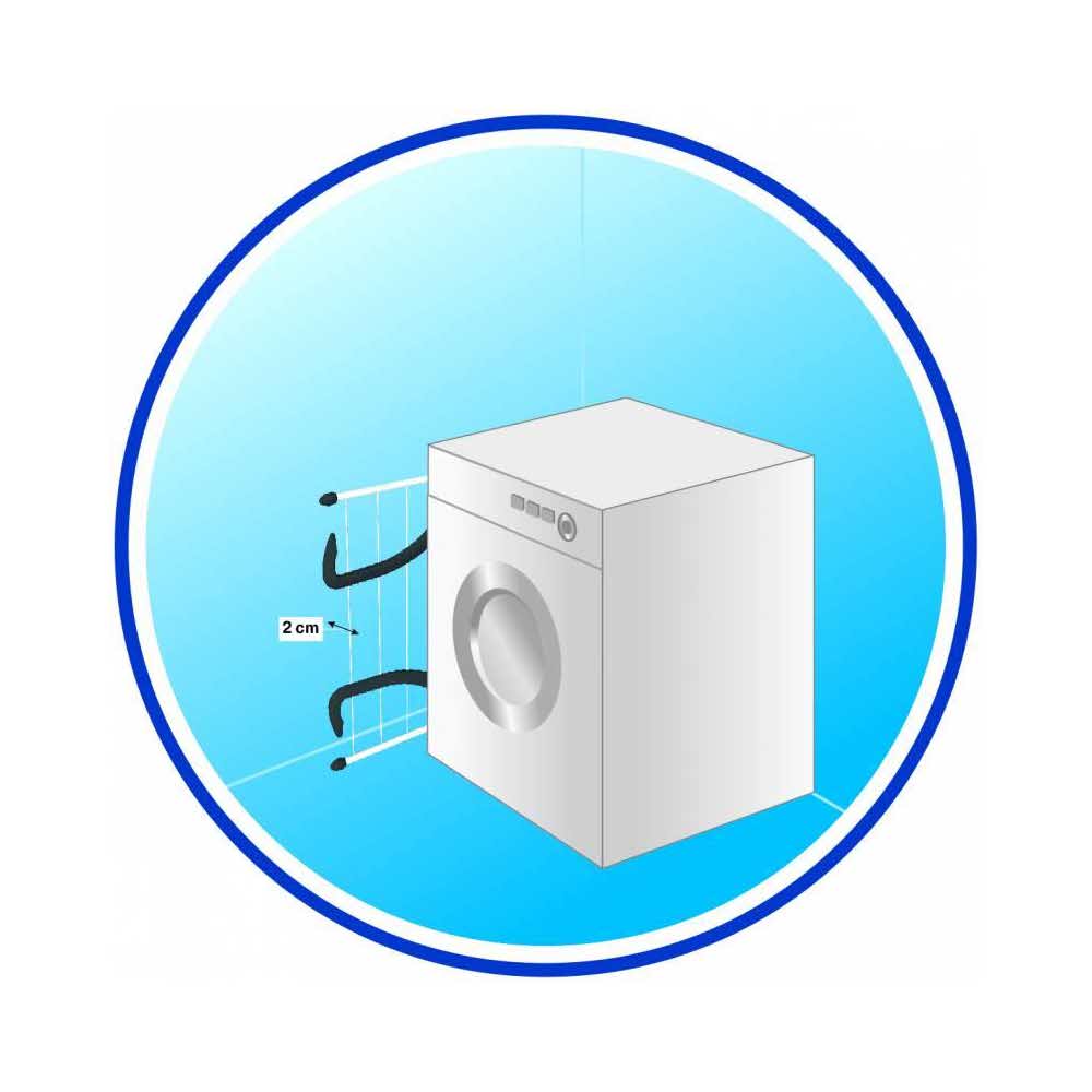 materiały biurowe 7 alibiuro.pl Suszarka na pranie VILEDA Express 157334 wewntrzna grzejnikowa kolor biay 97