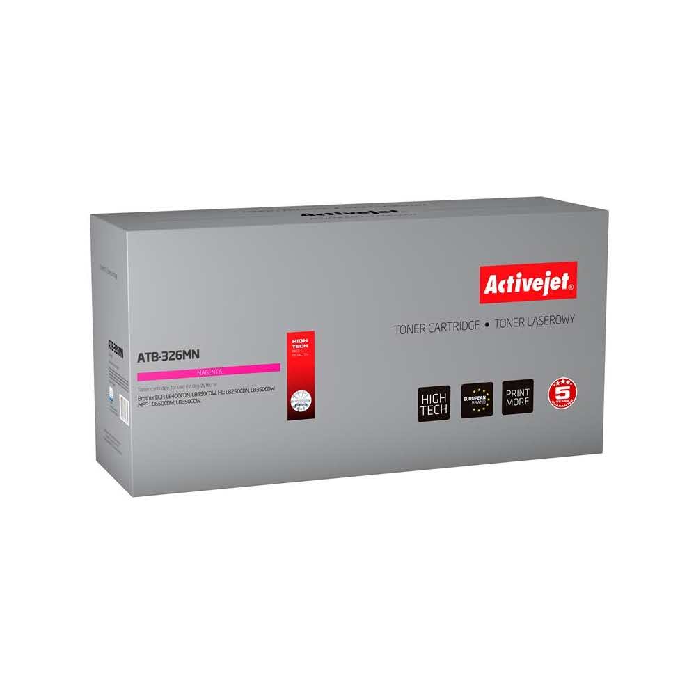 materiały biurowe 7 alibiuro.pl Toner Activejet ATB 326MN zamiennik Brother TN 326M Supreme 3500 stron czerwony 75