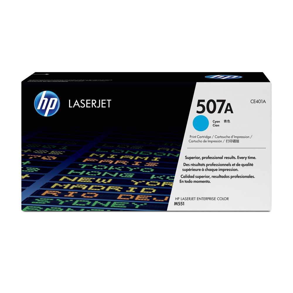 materiały biurowe 7 alibiuro.pl Toner HP CE401A orygina HP507A HP 507A 6000 stron niebieski 82