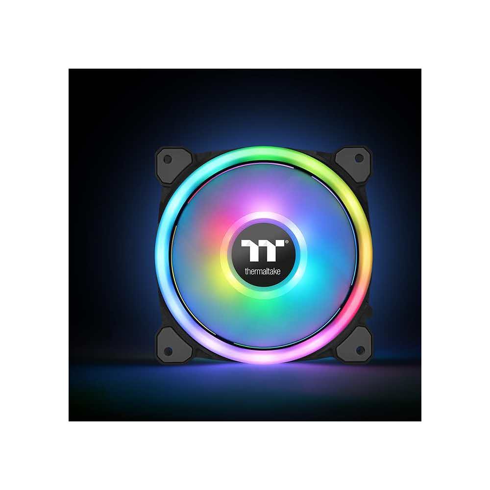 materiały biurowe 7 alibiuro.pl Wentylator do obudowy Thermaltake Riing Trio CL F077 PL14SW A 140 mm 1400 obr min LED 77
