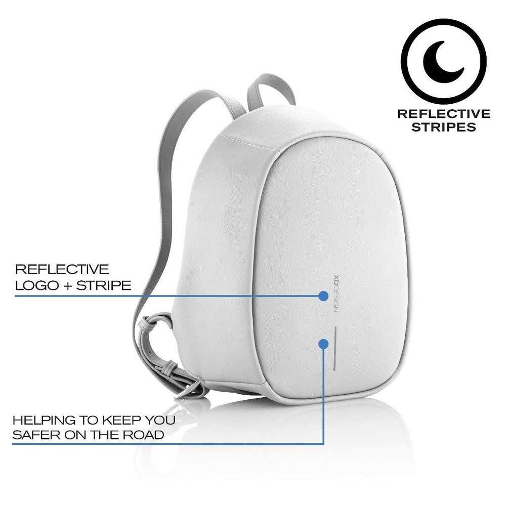 materiały biurowe 7 alibiuro.pl XD DESIGN PLECAK ANTYKRADZIEOWY BOBBY ELLE FASHION JASNY SZARY P N P705.220 42