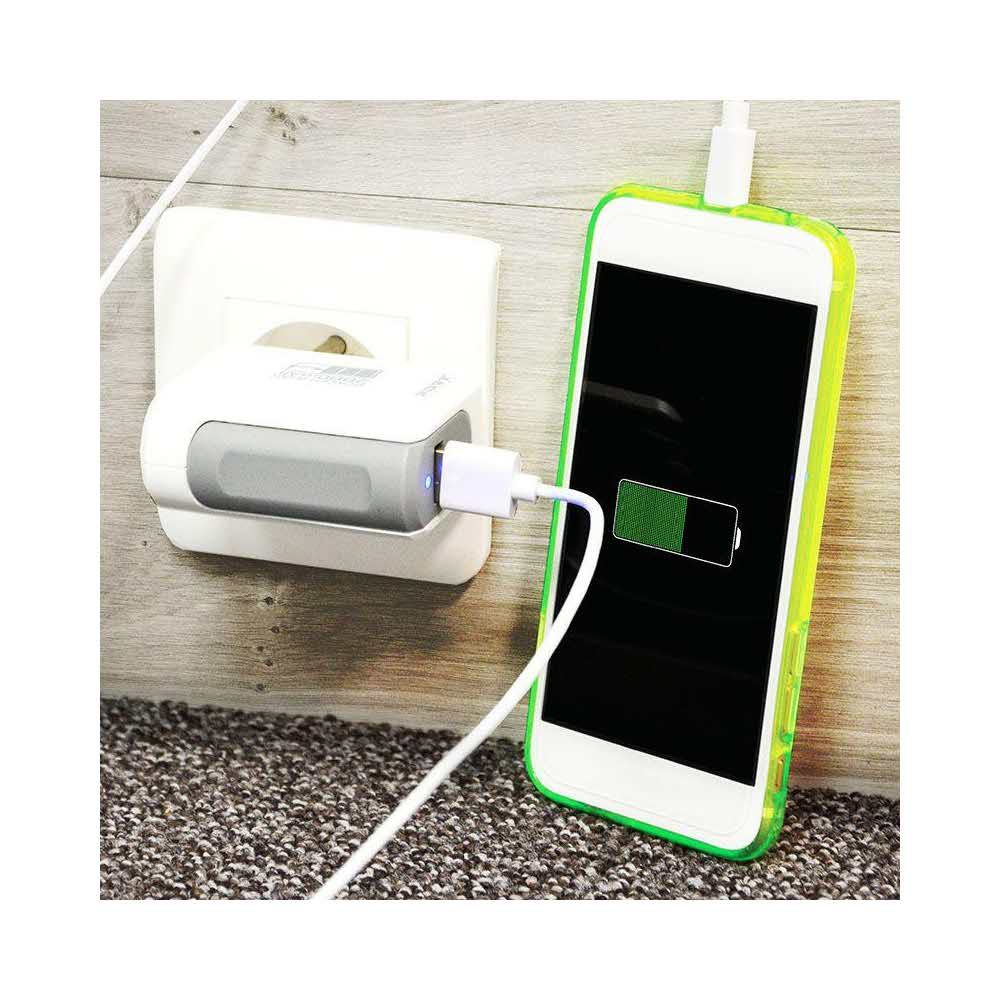 materiały biurowe 7 alibiuro.pl adowarka sieciowa Power bank 2200 mAh PORT DESIGNS 900027 69