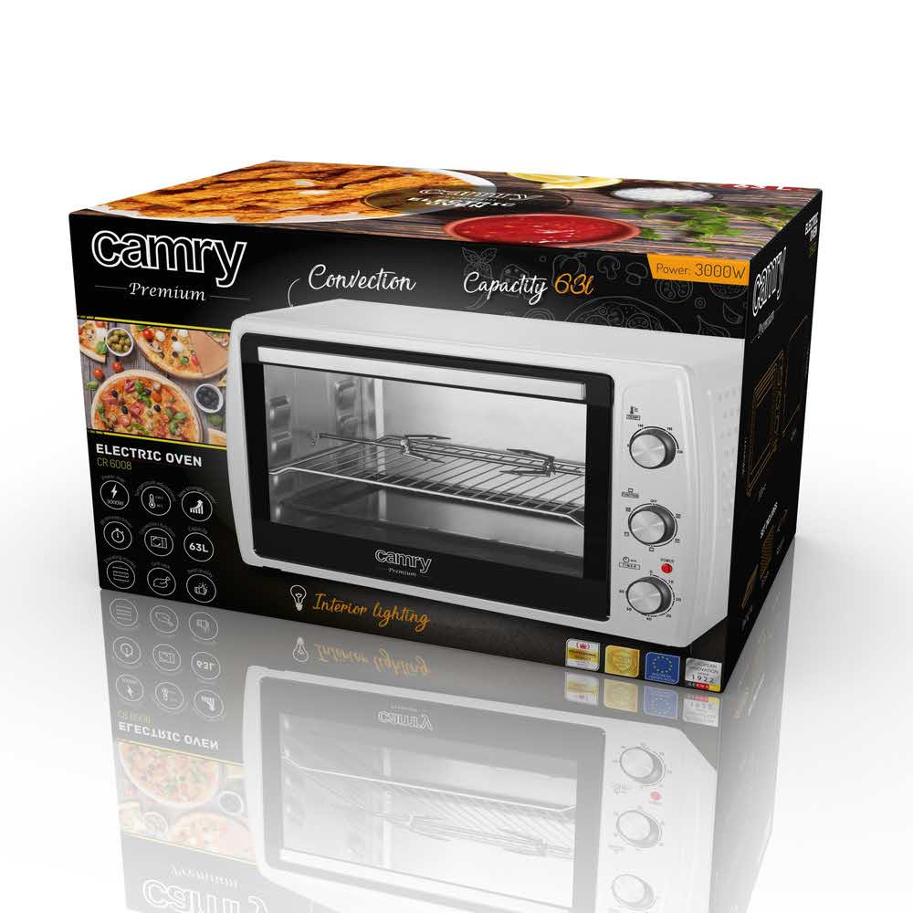 mini piekarniki 7 alibiuro.pl Mini piekarnik Adler CR 6008 Pokrto 2200W kolor biay 49