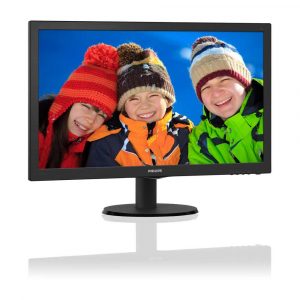 monitory LCD 7 alibiuro.pl Monitor Philips 243V5LHSB 00 23 6 Inch TFT FullHD 1920x1080 HDMI VGA kolor czarny 20