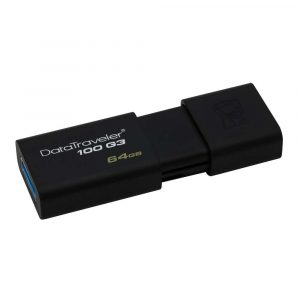 nośniki danych 7 alibiuro.pl Pendrive Kingston DT100G3 64GB 64GB USB 3.0 kolor czarny 76