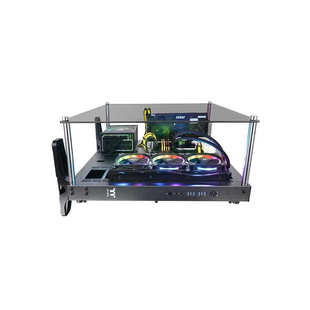 obudowy komputerowe 7 alibiuro.pl Obudowa Thermaltake Core P5 Ti CA 1E7 00M9WN 00 ATX Micro ATX Mini ITX kolor grafitowy 97